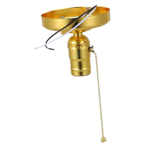 Operitacx 1 Satz Retro Lampenfassung mit Zugkette Hängeleuchte für Wohnzimmer Restaurant und Büro Installieren Geeignet für Glühbirnen Chic und Funktional DIY Licht Adapter für Stilvolle Operitacx 1 Satz Retro Lampenfassung mit Zugkette Hängeleuchte für Wohnzimmer Restaurant und Büro Installieren Geeignet für Glühbirnen Chic und Funktional DIY Licht Adapter für Stilvolle von Operitacx