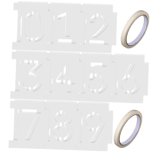 Operitacx 1 Satz Schablonen Set Teiliges Set für Wiederverwendbare Malvorlagen für Diy Projekte Wandkunst und Festdeko für Geburtstagsfeiern und Kreative Gestaltung Operitacx 1 Satz Schablonen Set Teiliges Set für Wiederverwendbare Malvorlagen für Diy Projekte Wandkunst und Festdeko für Geburtstagsfeiern und Kreative Gestaltung von Operitacx
