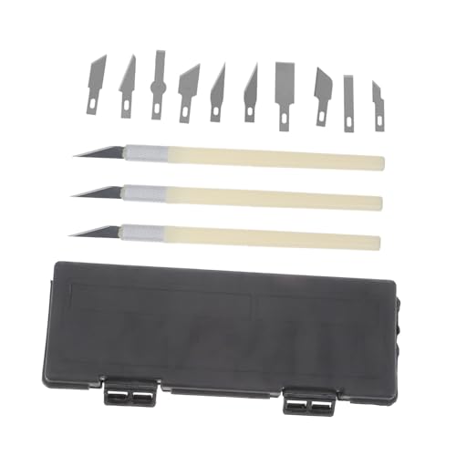 Operitacx 1 Satz Schnitz Messer Set Schnitzmesser Präzisionsmesser Schneidmesser Hobby-Gebrauchsmesser Craft Hobby Gebrauchsmesser Hobbymesser für Präzisionshandwerk Edelstahl und von Operitacx
