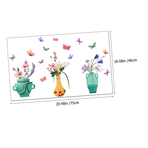 Operitacx 1 Satz Wandmontage -dekorationsset Dekorative Wandaufkleber Vase Aufkleber Rosa Entfernbare Wandaufkleber Selbstklebender Raumaufkleber Pvc 2 Stück Operitacx 1 Satz Wandmontage -dekorationsset Dekorative Wandaufkleber Vase Aufkleber Rosa Entfernbare Wandaufkleber Selbstklebender Raumaufkleber Pvc 2 Stück von Operitacx