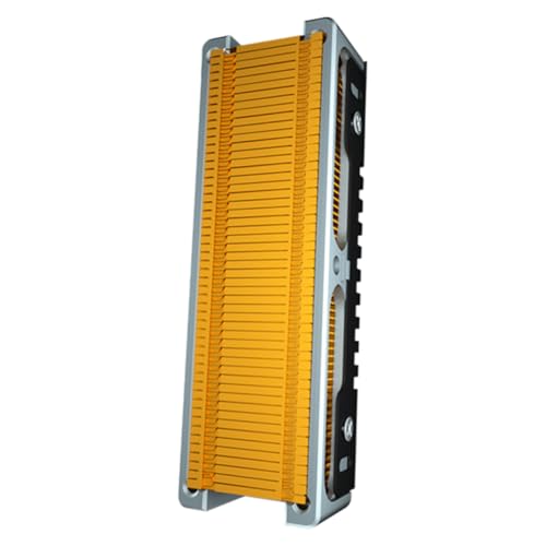 Operitacx 1 Stück Albronze Kühlkörper für SSD Metallischer Heizkörper mit Wärmeableitpads für Effiziente Kühlung für Gaming Hochleistungs Pcs von Operitacx