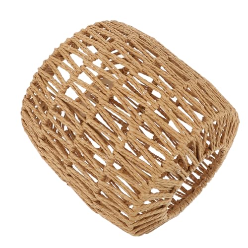 Operitacx 1 Stück Gewebter Rattan Lampenschirm für Hängelampe Vintage Dekoration Handgefertigte Deckenleuchte für Zuhause und Restaurant Boho Stil Elegante Operitacx 1 Stück Gewebter Rattan Lampenschirm für Hängelampe Vintage Dekoration Handgefertigte Deckenleuchte für Zuhause und Restaurant Boho Stil Elegante von Operitacx