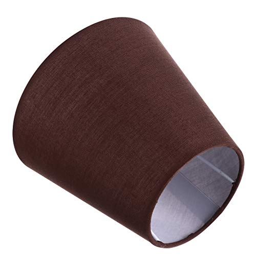 Operitacx 1 Stück Kaffeefarbener Stoff Lampenschirm für Wand und Kronleuchter Dekorative Lampe Abdeckung für Gemütliche Installieren Geeignet für Schlafzimmer und Wohnzimmer Operitacx 1 Stück Kaffeefarbener Stoff Lampenschirm für Wand und Kronleuchter Dekorative Lampe Abdeckung für Gemütliche Installieren Geeignet für Schlafzimmer und Wohnzimmer von Operitacx