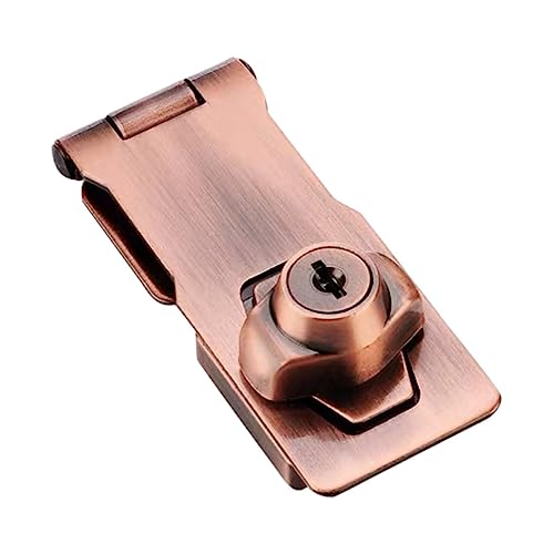 Operitacx 1 Stück Türschloss mit Schlüssel Robuste Haspensicherung für Schränke und Türen Rot Bronze Einfache Installation und Vielseitig Einsetzbar Operitacx 1 Stück Türschloss mit Schlüssel Robuste Haspensicherung für Schränke und Türen Rot Bronze Einfache Installation und Vielseitig Einsetzbar von Operitacx