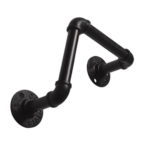 Operitacx 1 Stück Vintage Iron Pipe Weinregal Halterung Wandmontierte Regalstütze für Zuhause Schwarz Kreativer Amerikanischer Stil für Wohnzimmer Küche Bar und Weinkeller Operitacx 1 Stück Vintage Iron Pipe Weinregal Halterung Wandmontierte Regalstütze für Zuhause Schwarz Kreativer Amerikanischer Stil für Wohnzimmer Küche Bar und Weinkeller von Operitacx