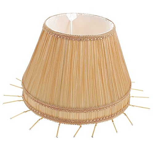 Operitacx 1 Stück Vintage Stoff Lampenschirm für Tisch und Stehlampe Dekorativ und Robust Einfache Installation Elegantes Design Passt zu Verschiedenen Einrichtungsstilen Aprikosenfarben Operitacx 1 Stück Vintage Stoff Lampenschirm für Tisch und Stehlampe Dekorativ und Robust Einfache Installation Elegantes Design Passt zu Verschiedenen Einrichtungsstilen Aprikosenfarben von Operitacx