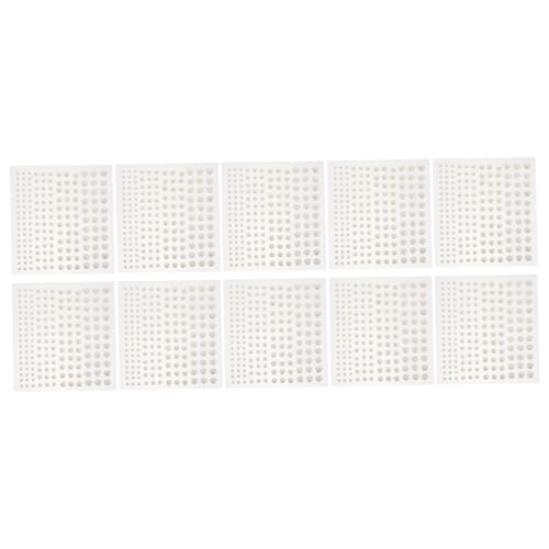Operitacx 10 Blatt Selbstklebende Aufkleber für Gesichtsmake up Dekorative Halbrunde Perlenschmuck Sticker Hautfreundlich für Festivals Partys Cosplay und Kreative DIY projekte Operitacx 10 Blatt Selbstklebende Aufkleber für Gesichtsmake up Dekorative Halbrunde Perlenschmuck Sticker Hautfreundlich für Festivals Partys Cosplay und Kreative DIY projekte von Operitacx