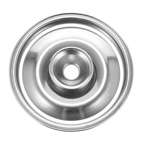 Operitacx 10cm Edelstahl Mini Topfdeckel Ersatzdeckel Öltopf Gewürztopf Deckel mit Knopfgriff 10cm für Ölkanne Kochtopf Eierpfanne Gewürzbehälter Silber von Operitacx