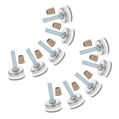 Operitacx 10 Sätze Verstellbare Möbel nivellierfüße Basis mit Gewinde Flexible Höhenverstellung für Tische Sofas Schränke Robuste Präzise Möbelbeinjustierung gegen Wackeln und Unebenheiten Operitacx 10 Sätze Verstellbare Möbel nivellierfüße Basis mit Gewinde Flexible Höhenverstellung für Tische Sofas Schränke Robuste Präzise Möbelbeinjustierung gegen Wackeln und Unebenheiten von Operitacx