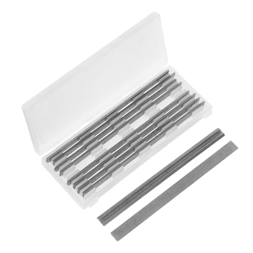 Operitacx 10 Stück Elektrische Planerklinge Holzbearbeitungsschaufel Blade Handplaner Blade Hobelklinge Handhoblerblade Planer -Austausch Holzbearbeitungsklinge Stahl Silber Operitacx 10 Stück Elektrische Planerklinge Holzbearbeitungsschaufel Blade Handplaner Blade Hobelklinge Handhoblerblade Planer -Austausch Holzbearbeitungsklinge Stahl Silber von Operitacx