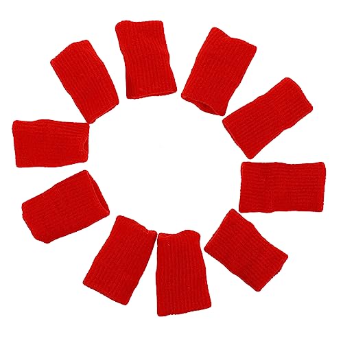 Operitacx Leichte und Tragbare 10-teilige Nylon-fingerhüllen Zum Bemalen Von Perlen Fingerschutz-zubehör von Operitacx