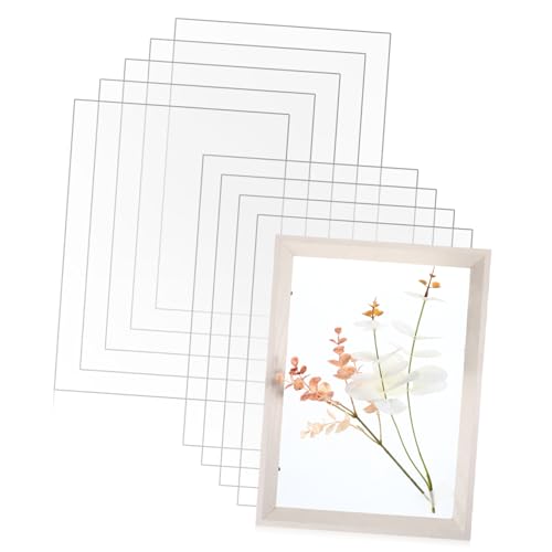 Operitacx 10 Stück Klarsichtplatten Kunststoff für Kreative Projekte Malen und Bilderrahmen Langlebige Transparente Malplatten für DIY Anwendungen Operitacx 10 Stück Klarsichtplatten Kunststoff für Kreative Projekte Malen und Bilderrahmen Langlebige Transparente Malplatten für DIY Anwendungen von Operitacx