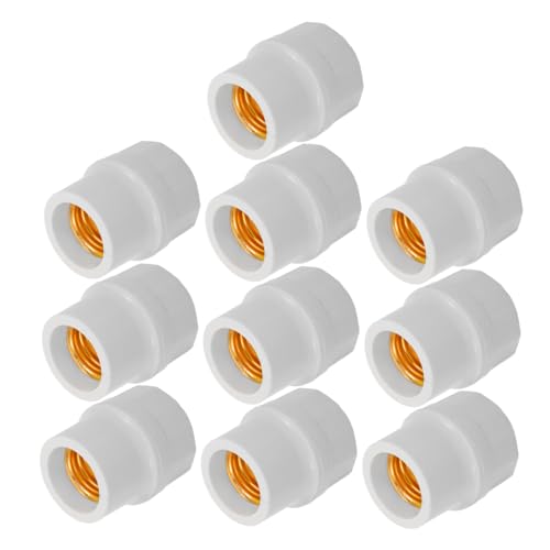 Operitacx 10 Stück Lampenfassung Schraubsockel Pendelleuchte Kunststoff Gewindebasis für Led-lampen Vielseitig für Zuhause Büro Lager Flexible Hängemontage Modernes Minimalistisches Design Operitacx 10 Stück Lampenfassung Schraubsockel Pendelleuchte Kunststoff Gewindebasis für Led-lampen Vielseitig für Zuhause Büro Lager Flexible Hängemontage Modernes Minimalistisches Design von Operitacx