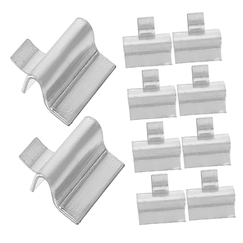 Operitacx 10 Stück Schrank Regal Clips Metall Robuste Stützen für und Schränke Vielseitig Einsetzbar für Bücherregale Einfache Installation und Verbesserte Langlebigkeit von Operitacx
