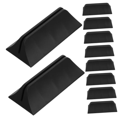 Operitacx 10 Stück Teiliges Büro Trennwand Klemmen Einstellbare Desktop Bildschirm Halterung für Privatsphäre Panel Robuste Clips für Schreibtisch Trenner Schwarz von Operitacx