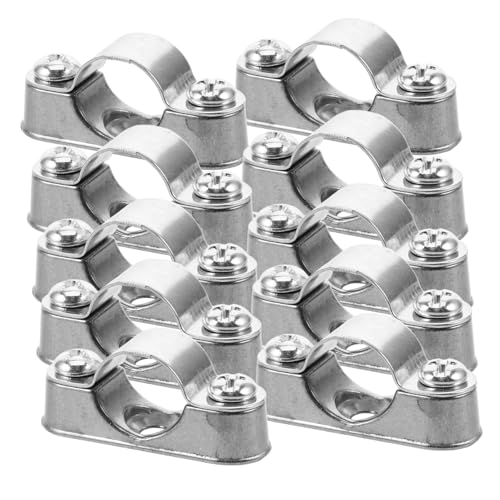 Operitacx 10 Stück Teiliges Edelstahl Rohrhalter Wand und Deckenmontage Rohrschellen Befestigungsschellen für Rohre Verschiedene Verstellbar Robuste Halterung für Sichere Rohrfixierung Operitacx 10 Stück Teiliges Edelstahl Rohrhalter Wand und Deckenmontage Rohrschellen Befestigungsschellen für Rohre Verschiedene Verstellbar Robuste Halterung für Sichere Rohrfixierung von Operitacx