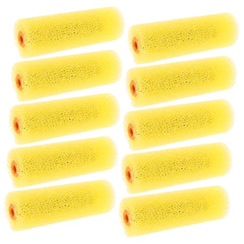 Operitacx 10 Stück Teiliges Kleine Schwammpinsel Rollerbezüge Elastische Einfache Montage Praktische Ersatzrollen für Wandfarben für Heimdekorationsanstrich Operitacx 10 Stück Teiliges Kleine Schwammpinsel Rollerbezüge Elastische Einfache Montage Praktische Ersatzrollen für Wandfarben für Heimdekorationsanstrich von Operitacx