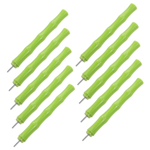 Operitacx 10 Stück Teiliges Quilling Werkzeug mit Ergonomischem Griff Langlebiger Schlitzspitze Kompakt und Leicht Tragbar für Papier Quilling Bastelarbeiten und DIY Kartenherstellung von Operitacx