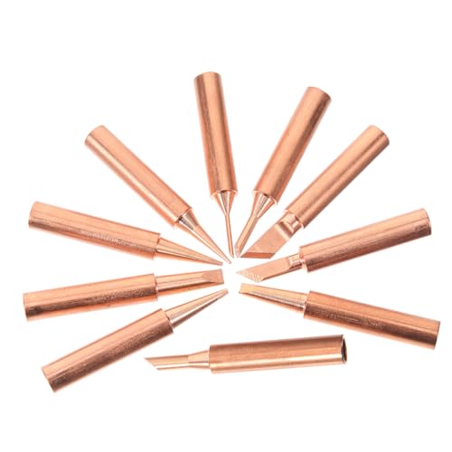 Operitacx 10 Stück Teiliges Reines Kupfer Lötspitzen Stabile Wärmeleitung Vielseitig Kompatibel für USB Löthandgerät Einfach Wechselbar Langlebig und Präzise Gefertigt für Hochwertige Operitacx 10 Stück Teiliges Reines Kupfer Lötspitzen Stabile Wärmeleitung Vielseitig Kompatibel für USB Löthandgerät Einfach Wechselbar Langlebig und Präzise Gefertigt für Hochwertige von Operitacx