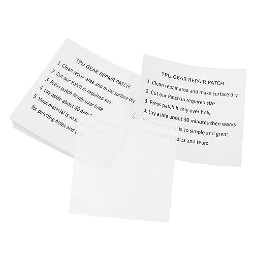 Operitacx 10 Stück Teiliges TPU Reparaturset für Schwimmringe wasserdichte Hitzebeständige Reparaturflicken Selbstklebend für Zelte Regenmäntel Aufblasbare Boote und Vielseitig Einsetzbar Operitacx 10 Stück Teiliges TPU Reparaturset für Schwimmringe wasserdichte Hitzebeständige Reparaturflicken Selbstklebend für Zelte Regenmäntel Aufblasbare Boote und Vielseitig Einsetzbar von Operitacx
