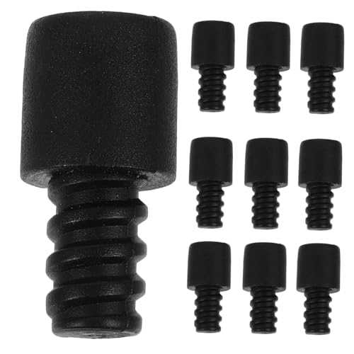 Operitacx 10 Stück Teiliges Toilettenbürsten adapter Spiralverbinder Selbstsichernd für Stabile Bürstenkopf Griffverbindung Robustes Pp material als Ersatzteil für Toilettenbürstenhalter von Operitacx