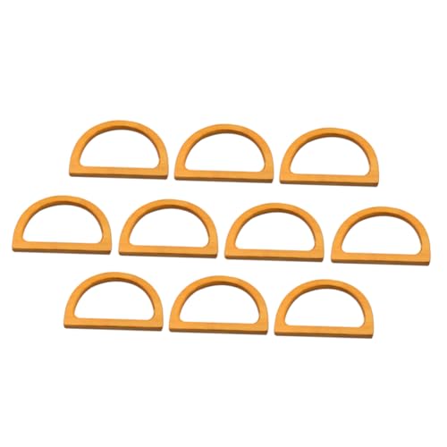 Operitacx 10 Stück Teiliges U förmige Taschengriffe aus Massivem Holz Leichte Langlebige Handtaschengriffe mit Glatter Lackierung Praktisches DIY Zubehör für Handtaschen und Operitacx 10 Stück Teiliges U förmige Taschengriffe aus Massivem Holz Leichte Langlebige Handtaschengriffe mit Glatter Lackierung Praktisches DIY Zubehör für Handtaschen und von Operitacx