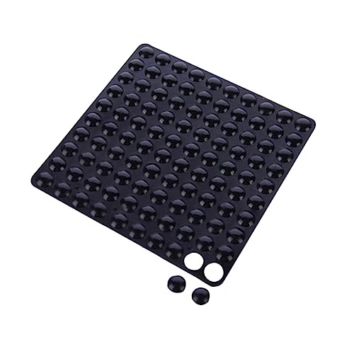 Operitacx 100 Stück Antik ollisions Gummi partikel Schutz Pads handhaben Wand kleine Gummipuffer Gummi -Tür -Stoßstangen Türkissen Stoßfänger Autoaufkleber Gummistopfen für Schränke Schwarz von Operitacx