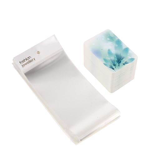 Operitacx 100 Stücke Schmuck Verpackung Karte Boxen Karten Schmuckstück Untersetzer Rack Halter Ketten Ring Papier Marmelade von Operitacx