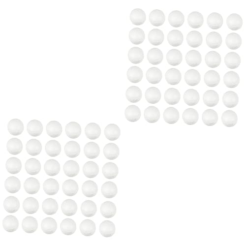 Operitacx 1000 Stck Polystyrol Schaumstoffkugeln Bastel Kugeln für DIY Weihnachtsdeko Hochzeit Party Handwerk Materialien von Operitacx