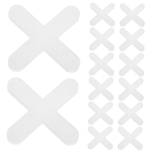 Operitacx 1000 Stück Fliesen -Cross -Leveler Boden Nivellierung Fliesen-Abstandshalter geformt Abstandhalter aus Feinsteinzeug Abstandshalter der Fliesenniveau Plastik von Operitacx