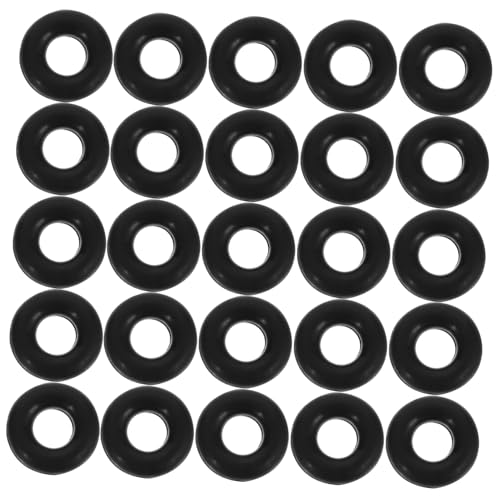 Operitacx 100st Positionierungsring Aus Silikon Mehrzweckband Ringsteckerdichtungen Flip-notizbuch Mehrschichtige Ordner Miniaturdekoration Anti-rutsch-Band Anti-Schock-Band Kieselgel Black von Operitacx