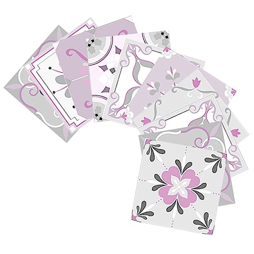 Operitacx 10Stücke Romantische Pack Fliesenaufkleber Selbstklebende Abnehmbare Fliesensticker für Küche Bad und Wohnzimmer Wasserdichtes Design für Mühelose Dekoration Operitacx 10Stücke Romantische Pack Fliesenaufkleber Selbstklebende Abnehmbare Fliesensticker für Küche Bad und Wohnzimmer Wasserdichtes Design für Mühelose Dekoration von Operitacx