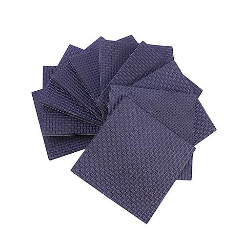 Operitacx 10blätter Möbelgreifer Aus Anti-Eva-Pads Rutschstopper Bodenschoner Schutzmatte Quadratisch Selbstklebend Für Stühle Und Tische Schützt Vor Kratzern Und Abrieb von Operitacx