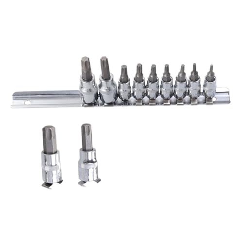 Operitacx 11 STÜCKE Teiliges T form Bit Steckschlüssel Set aus Langlebigem Vanadiumstahl Inklusive Kompakter Aufbewahrungsbox für Einfache Lagerung Professionelles Werkzeug für Operitacx 11 STÜCKE Teiliges T form Bit Steckschlüssel Set aus Langlebigem Vanadiumstahl Inklusive Kompakter Aufbewahrungsbox für Einfache Lagerung Professionelles Werkzeug für von Operitacx
