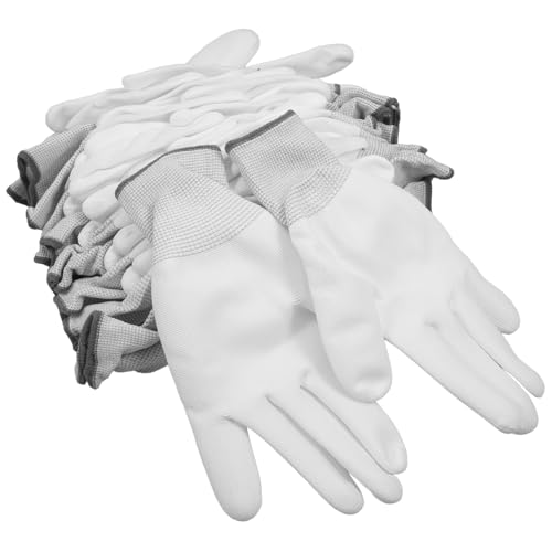 Operitacx 12 Stück Teiliges Antistatisches Nylonhandschuh mit PU Beschichteten Fingerspitzen Vielseitige Schutzhandschuhe für Elektriker Mechaniker und Computerarbeiten Langlebig und Operitacx 12 Stück Teiliges Antistatisches Nylonhandschuh mit PU Beschichteten Fingerspitzen Vielseitige Schutzhandschuhe für Elektriker Mechaniker und Computerarbeiten Langlebig und von Operitacx