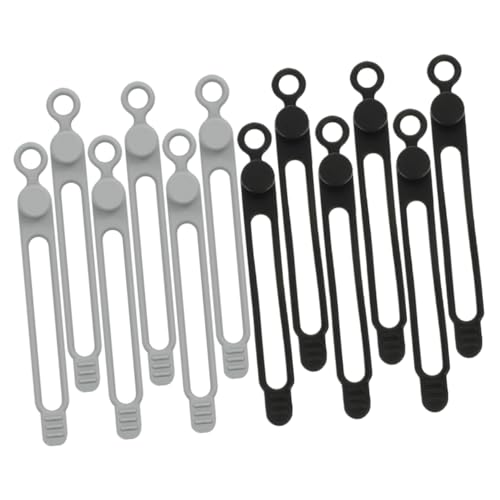 Operitacx 12 Stück Teiliges Silikon Kabelbinder in Schwarz und Wiederverwendbare Robuste Kabelorganizer für Datenkabel Kompakt und Flexibel zur Aufbewahrung und Ordnung Am Schreibtisch Operitacx 12 Stück Teiliges Silikon Kabelbinder in Schwarz und Wiederverwendbare Robuste Kabelorganizer für Datenkabel Kompakt und Flexibel zur Aufbewahrung und Ordnung Am Schreibtisch von Operitacx