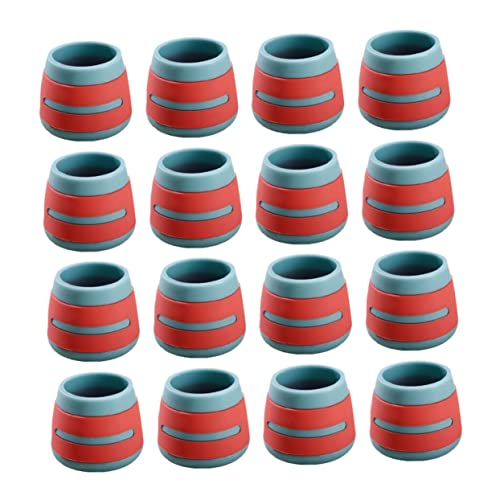 Operitacx 12 Stück Teiliges Silikon Stuhlbeinschoner Universelle rutschfeste Möbel Schutzkappen Flexible Tischbeinkappen für Geräuschloses Gleiten Holz Fliesen Geeignet für Stühle Tische von Operitacx