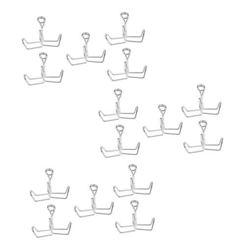 Operitacx 15 Stück Teiliges Rohrklemmen Leicht Rostfrei Starke Klemmkraft Labor Wasserrohr Absperrklammern für Präzise Durchflusskontrolle von Operitacx