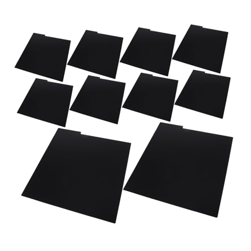 Operitacx 15Stücke Vinyl Trenner aus Dickem Kunststoff Beschreibbare Separatoren für Plattenaufbewahrung für Alben Bücher und Organisation im Büro oder Zuhause von Operitacx
