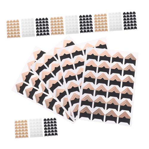 Operitacx 16blätter Fotoecken Aus Papier Zum Aufkleben Mit Selbstklebenden Ecken Für Fotoalbum Scrapbook-eckenschutz Dekorative Bögen Für Erinnerungsbücher Und Kunstdisplays von Operitacx