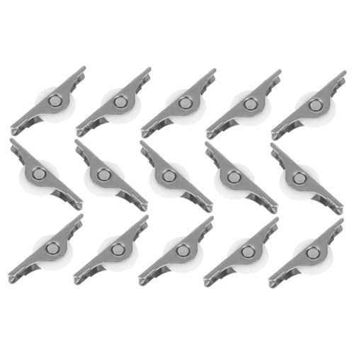 Operitacx 16 Stück Kleiderschrank Riemenscheibe Räder für Schiebetürenschränke Rollenrad für Schranktüren Türrolle aus Metall kleiderschrank tür riemenscheibe Schranktürräder Eisen von Operitacx