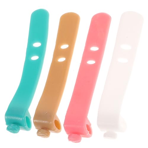 Operitacx 16 Stück Teiliges Silikon Kabelbinder mit Selbstsicherndem Verschluss Rutschfestem Design und Hoher Zugfestigkeit Flexibel für Kabelmanagement an Schreibtisch Zufällige Farbe von Operitacx