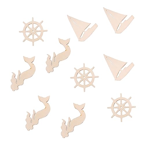 Operitacx 18 Stück Teiliges Unvollendetes Holz Bastelset für Schiffsrad Meerjungfrau und Segelboot DIY Holzfiguren für Festliche Dekoration und Kreative Projekte Operitacx 18 Stück Teiliges Unvollendetes Holz Bastelset für Schiffsrad Meerjungfrau und Segelboot DIY Holzfiguren für Festliche Dekoration und Kreative Projekte von Operitacx