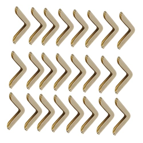 Operitacx 180 Stück Teiliges Album Eckenschutz aus Metall Robuste Schutzecken mit Antikem Gold-Finish Vintage Buch Fotoecken für Scrapbooking Alben Notizbücher und Schmuckkästen von Operitacx