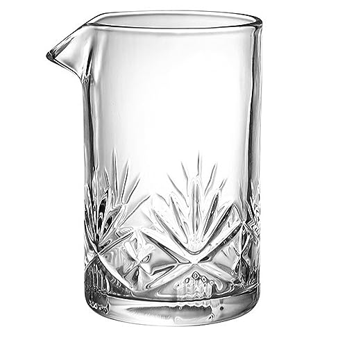 Operitacx 1stk -mischglas Gerührtes Cocktailglas Isolierte Becher Mischglas Aus Kristall -mixer-krug Bar Mixer Glas Tasse Rührglas Aus Kristall Servierkrug Glaskanne Haupt von Operitacx