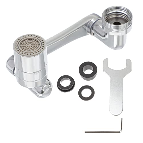 Operitacx 1Satz Faucet Extender mit Drehbarem Roboterarm Wasserhahnbelüfter für Küche und Bad Spritzwassergeschützt Hochwertigem für Waschbecken und Waschtisch Operitacx 1Satz Faucet Extender mit Drehbarem Roboterarm Wasserhahnbelüfter für Küche und Bad Spritzwassergeschützt Hochwertigem für Waschbecken und Waschtisch von Operitacx