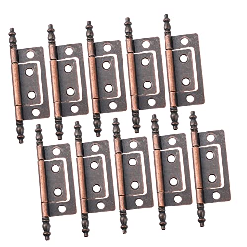 Operitacx 1Satz Vintage Schrankscharniere Rostfrei für Türen und Fenster Rote Bronze Langlebig und Korrosionsbeständig Operitacx 1Satz Vintage Schrankscharniere Rostfrei für Türen und Fenster Rote Bronze Langlebig und Korrosionsbeständig von Operitacx