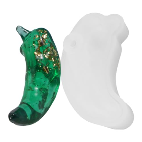 1Stk grüner Pfefferschimmel Chili Silikonform DIY Silikonform Geruchloses Silikonform Chili-Form ohrringe Hochzeit Kuchenform Zubehör Epoxidharz 3d Grünes Pfeffer Kieselgel Weiß 1Stk grüner Pfefferschimmel Chili Silikonform DIY Silikonform Geruchloses Silikonform Chili-Form ohrringe Hochzeit Kuchenform Zubehör Epoxidharz 3d Grünes Pfeffer Kieselgel Weiß von Operitacx