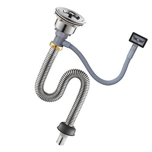 Operitacx 1Stück Waschbecken Abtropfrohr Küchenspüle Abflussrohr Rostfreies und Flexibles Design Küchenzubehör für Schnelle Entwässerung mit Dichtungsring gegen Leckagen Operitacx 1Stück Waschbecken Abtropfrohr Küchenspüle Abflussrohr Rostfreies und Flexibles Design Küchenzubehör für Schnelle Entwässerung mit Dichtungsring gegen Leckagen von Operitacx