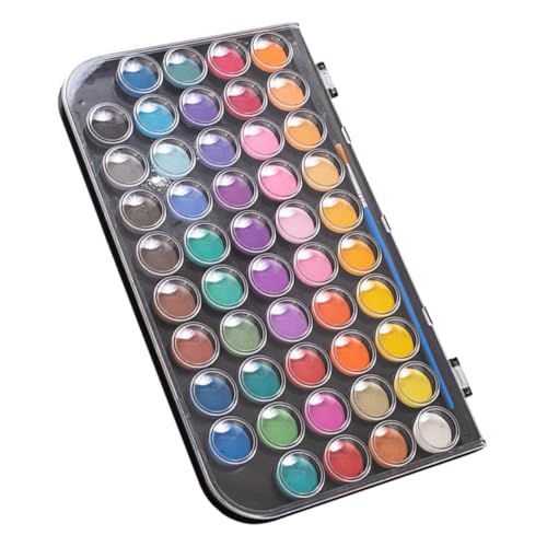 Operitacx 2 Boxen Farbvorrat Gouache Maskierung Mini Aquarell Kit China Flüssige Aquarelle Palette Nass Tragbarer Van Turps Aquarellfarben Zeichenzubehör Aquarellpigment Kunststoff von Operitacx